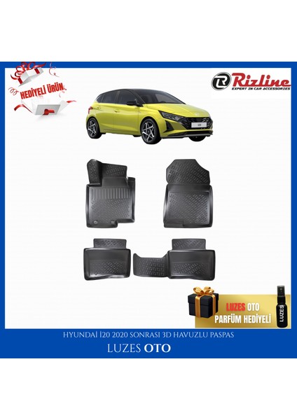 Hyundai I20 3D Havuzlu Paspas 2020 Model Uyumlu