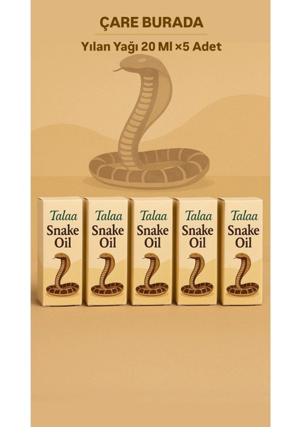 Yılan Yağı 20 ml ×5 Adet