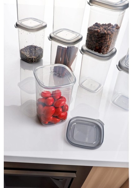 Etiketli 12'li Küçük Boy Saklama Kabı 450 Ml. Erzak Baharat Saklama fiyatları