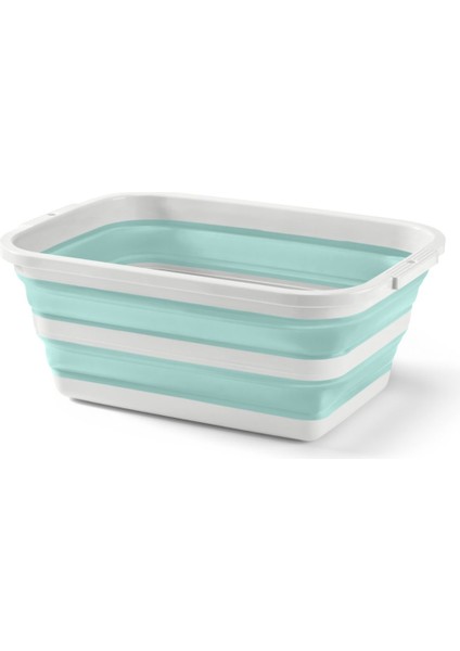 Çamaşır Yıkama Sepeti, Plastik, Katlanabilir