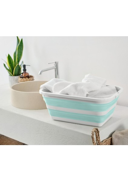 Çamaşır Yıkama Sepeti, Plastik, Katlanabilir fırsatları