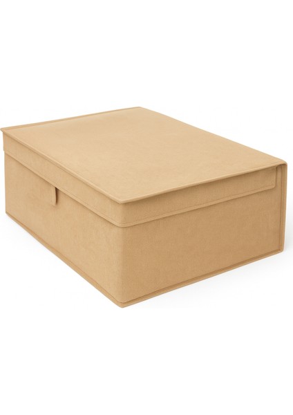 Bej Kapaklı Çok Amaçlı Hurç, Çamaşır ve Saklama Düzenleyici, 50X40X19 cm modelleri