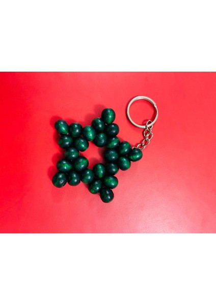 50'li- El Yapımı Ahşap Yıldız Anahtarlık – Doğal ve Şık Tasarım Yeşil fırsatları