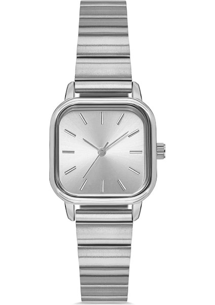 Minimal Kare Metal Gümüş Kadın Kol Saati fiyatları