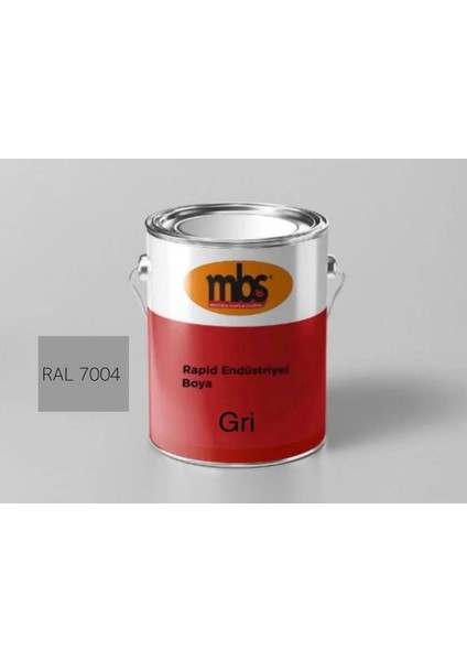 Endüstriyel Rapid Boya Gri RAL7004