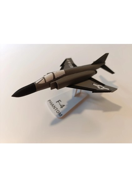 F-4 Phantom II Uçak Model Kiti – Usaf Siyah Gri Özel Sürüm