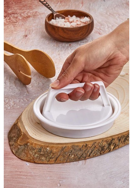 3'lü Set - 2 Adet Hamburger ve Köfte Kalıbı Şekillendirici ve Şekilli Patates Dilimleyici indirimleri