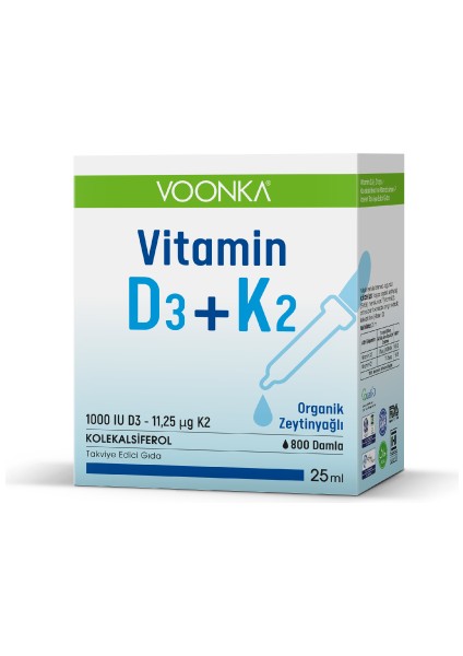 Vitamin D3 + K2 Damla 25ML
