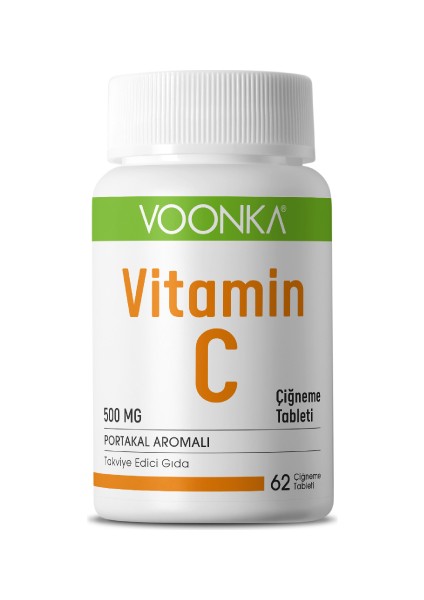 Vitamin C Çiğneme Tableti 60 Adet fiyatları
