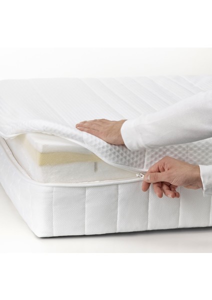 Anneland Çift Kişilik Yatak Beyaz 160X200 cm Orta Sert