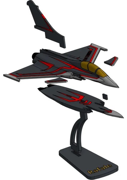 Dassault Rafale Uçak Model Kiti – Özel Gösteri Tasarımı