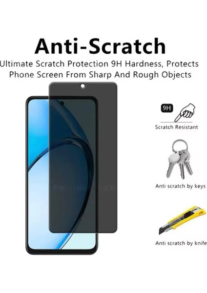 Oppo A60 Hayalet Cam Nano Privacy Ekran Koruyucu Tamperli Cam Gizlilik Filtreli Yandan Görümez 5d indirimleri