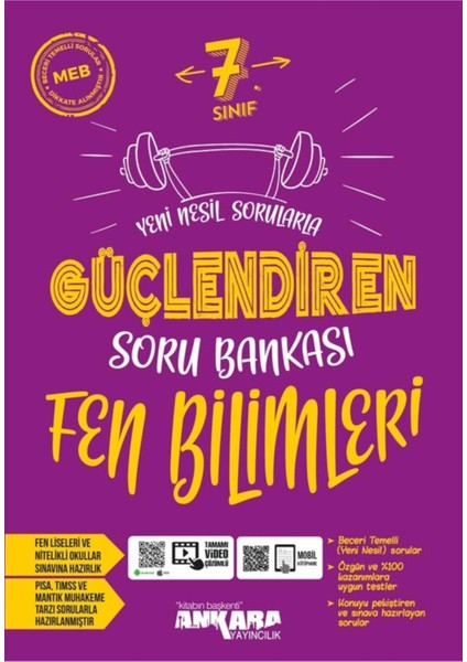 Ankara 7. Sınıf Güçlendiren 5'li Soru Bankası Seti 2021 fırsatları