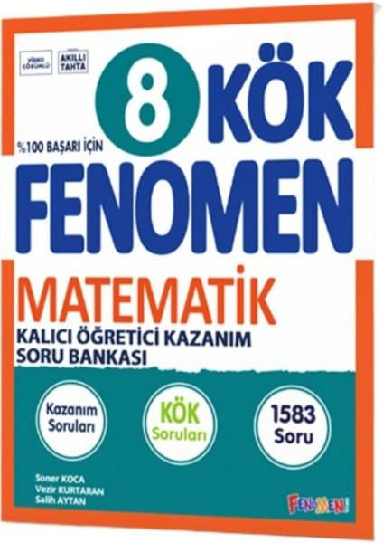 Fenomen Okul 8. Sınıf Kök Matematik Soru Bankası / 9786256972339