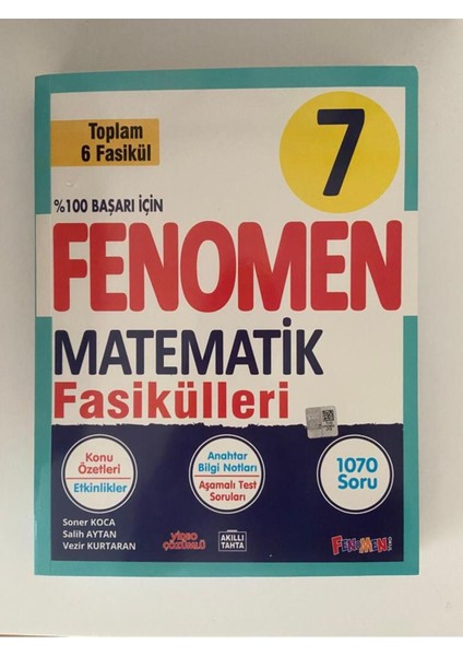 Fenomen 7. Sınıf Matematik Fasikül Seti 6 Fasikül