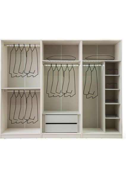 Veni 6 Kapılı Yatak Odası Takımı