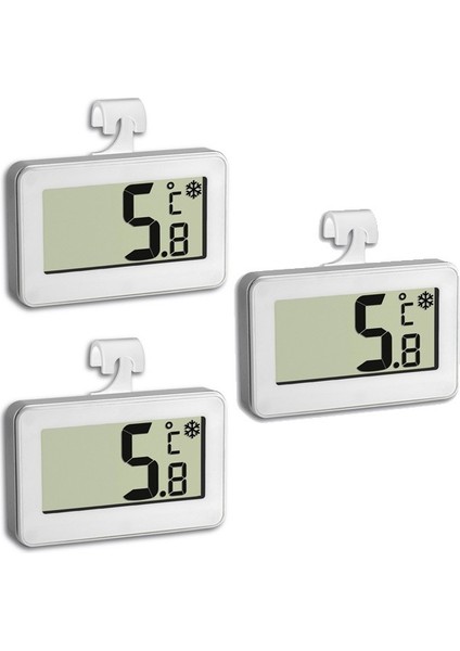 3 Adet | Tfa 30.2028.02 Mini Dijital Buzdolabı Termometresi