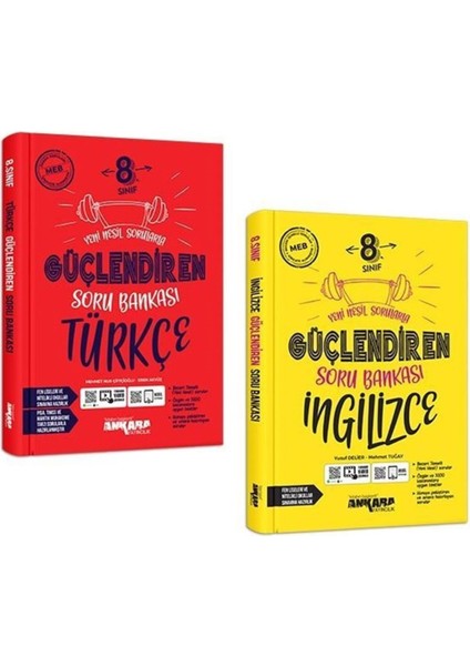 Ankara 2025 8. Sınıf Türkçe Ingilizce Güçlendiren Soru Seti 2 Kitap