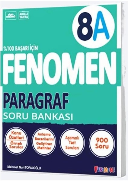 8. Sınıf Lgs Paragraf A Soru Bankası Fenomen Yayınları