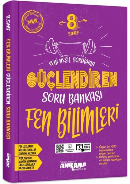 8. Sınıf Güçlendiren Fen Bilimleri Soru Bankası Ankara Yayınları