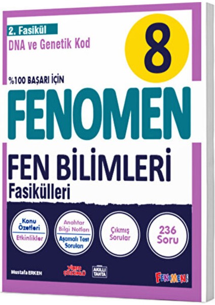 Fenomen Yayınları Fenomen 8 Fen Bilimleri 1.2.3.4.5.6 Fasikül modelleri