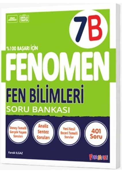 7. Sınıf Fen Bilimleri B Fenomen Soru Bankası