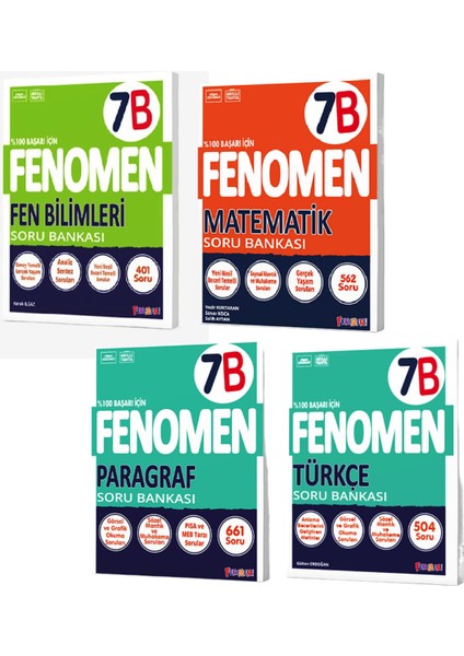 Fenomen 7.sınıf B Soru Bankası Sett