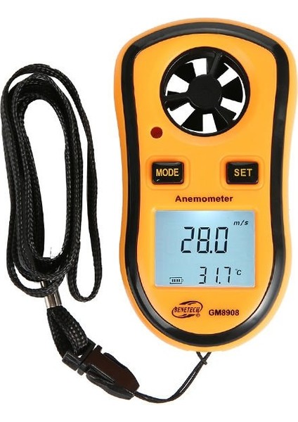 GM8908 Dijital Rüzgar Ölçer Anemometre fiyatları