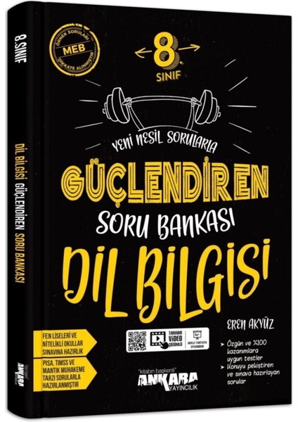 Ankara Güçlendiren8. Sınıf Dil Bilgisi Soru Bankası