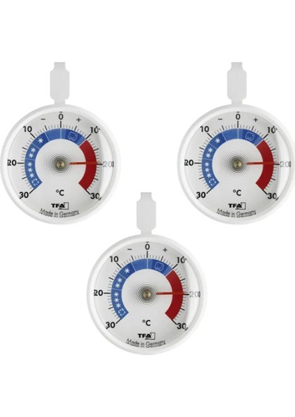3 Adet 14.4006 Ibreli Buzdolabı Termometresi