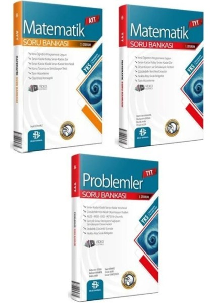Yayınları Tyt Matematik-Ayt Matematik-Tyt Problemler Sayısal 3'lü Set (2022) fiyatları