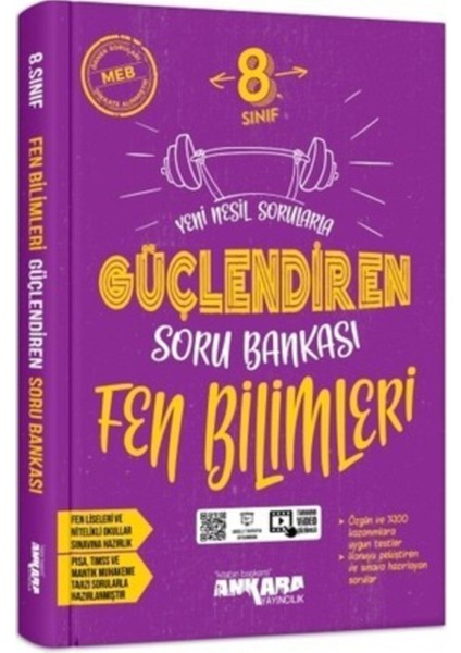 Ankara 8.sınıf Güçlendiren Fen Bilimleri Soru Bankası