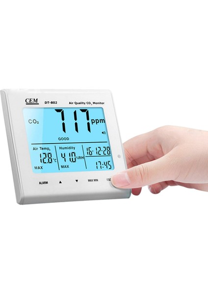 DT-802 Hava Kalitesi Ölçüm Cihazı | Karbondioksit Ölçer modelleri