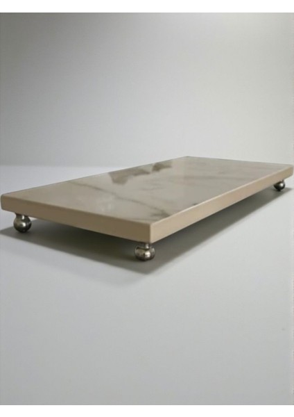 36 x 18 cm Porselen Neolith Metal Ayaklı Sunumluk fiyatları