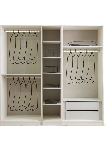 Veni 5 Kapılı Gardırop fırsatları