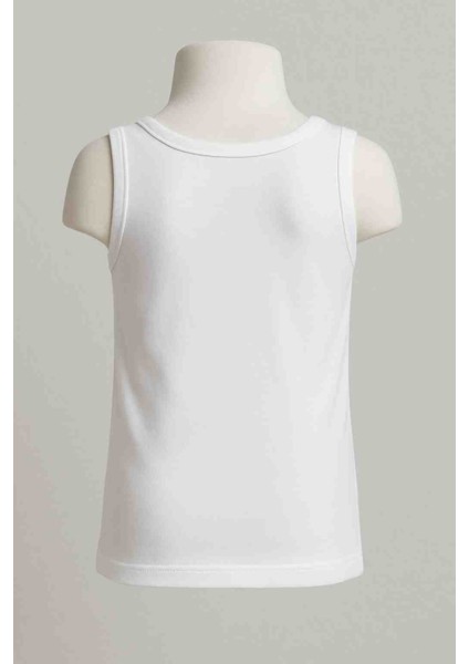 Beyaz Askılı Çocuk Atlet 3 Adet %100 Pamuk indirimleri