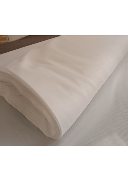 Dökümlü Düz Ipek Tül Perde - Ekru - Pileli Dikim 1x2,5 Pile - İPK520 indirimleri