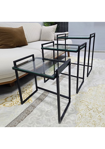 3'lü Rana Sehpa, Şeffaf Camlı, Çok Amaçlı Zigon Sehpa, Yan Sehpa, Orta Sehpa, Metal Sehpa modelleri