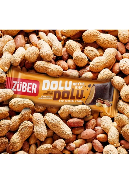 Dolu Dolu Fıstık Ezme Meyve Bar 30 gr