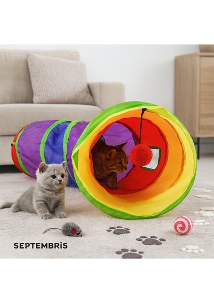 Renkli Kedi Macera Tüneli – 125 cm fiyatları