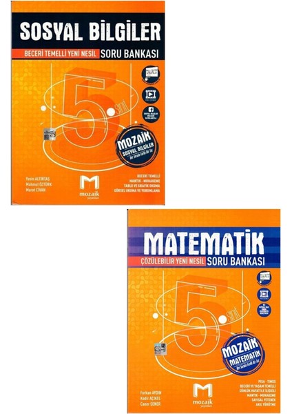 5. Sınıf Sosyal Bilgiler + 5. Sınıf Matematik Soru Bankası Seti
