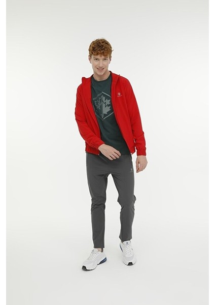 5W M-BS04 Woven T.suıt 5pr Lumberjack Erkek Eşofman Takım A102032525 Bordo