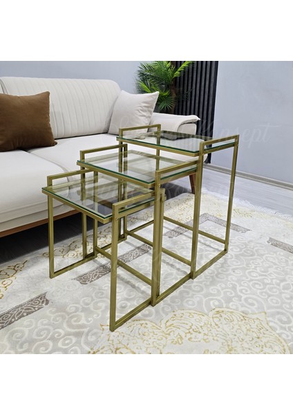 3'lü Rana Sehpa, Şeffaf Camlı, Çok Amaçlı Zigon Sehpa, Yan Sehpa, Orta Sehpa, Metal Sehpa modelleri