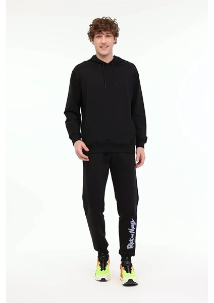 5W MB SN73 Hoodıe 5pr Lumberjack Erkek Sweat A102024363 Sıyah modelleri