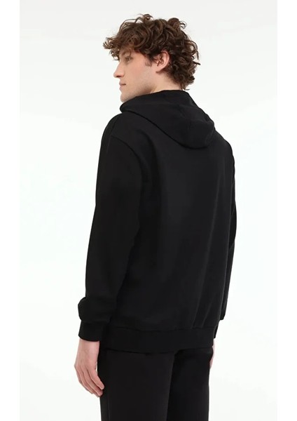 5W MB SN73 Hoodıe 5pr Lumberjack Erkek Sweat A102024363 Sıyah fırsatları