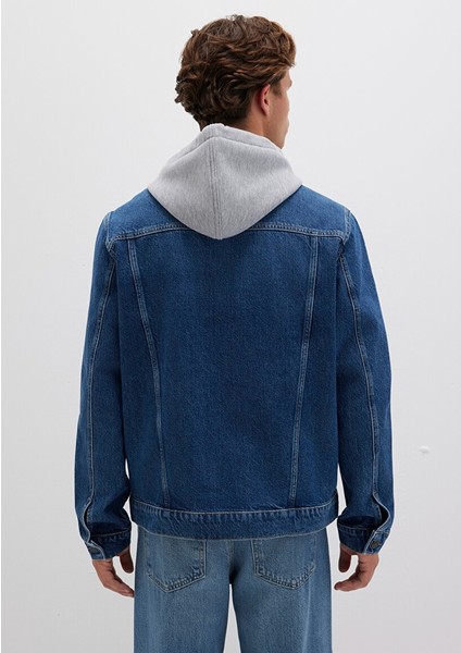 Brandon 90lar Vintage Koyu Mavi Jean Ceket 0112808-90839 fiyatları