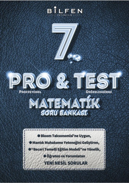 7. Sınıf Matematik Protest Soru Bankası Bilfen Yayıncılık