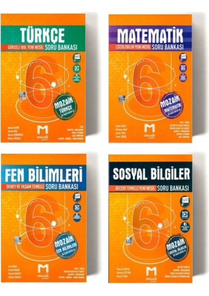 6. Sınıf Tüm Dersler Soru Bankası Set 2021