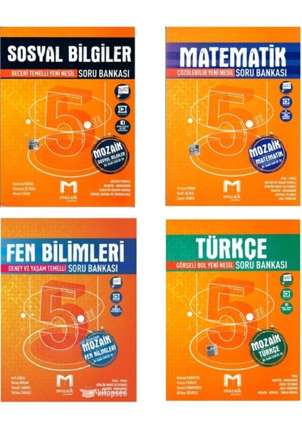 Mozaik 5.sınıf Soru Bankası Seti