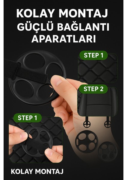 Opel Corsa E 2014 2018 Uyumlu Kumaş Oto Koltuk Minderi Ergonomik Kapitone 2'li Siyah Mavi indirimleri